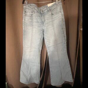 American Eagle Super Low Rise Flare Jeans 12